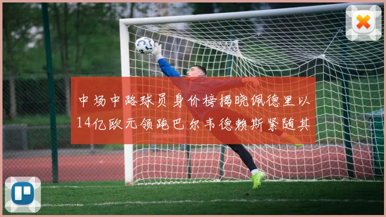 中场中路球员身价榜揭晓佩德里以14亿欧元领跑巴尔韦德赖斯紧随其后